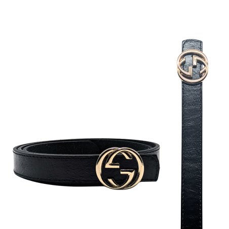 CEINTURE FEMME NOIR ANNA 1