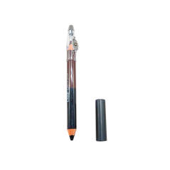 Paquet 6 de crayons double face marron noir Oudi