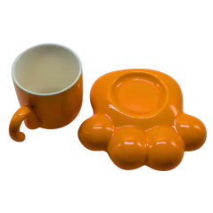 Ensemble Tasse + Soucoupe Orange