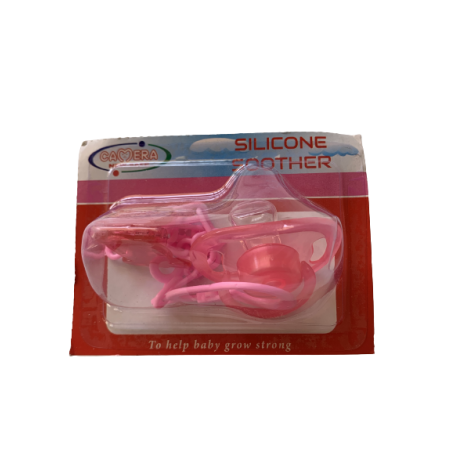 Tétine Silicone Soother- Couleur Rose