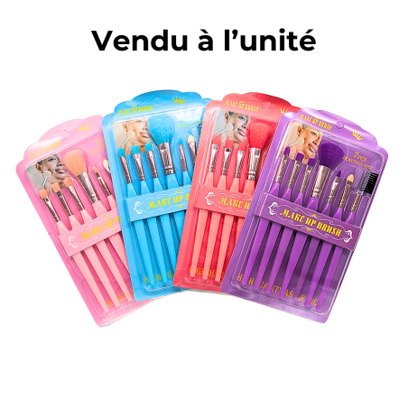 Set de 8 pièces pinceaux MAKE UP BRUSH