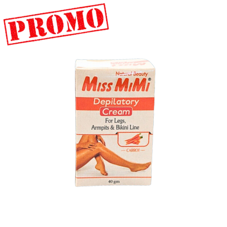 Crème épilatoire - Carotte - MISS MIMI - 40g