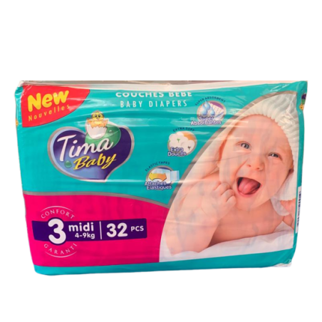 Couche Bébé Tima 2e âge -  4/9 KG