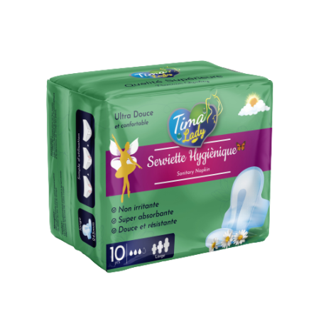 Serviette hygiénique jour Tima lady 10 pièces