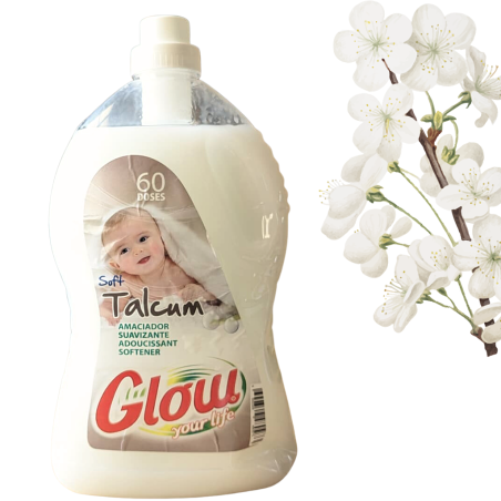 Adoucissant - 3,9L - talcum -  GLOW