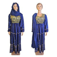 Robe Dubaï Fatima bleu n°1 L