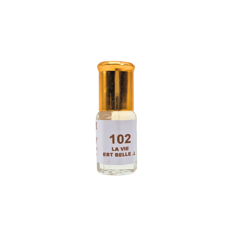 Mini parfum Mayana n°102 - Femme - La vie est belle - 3ml