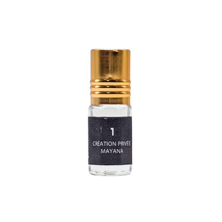 Mini parfum Mayana n°1 - hemme - création privée - 3ml