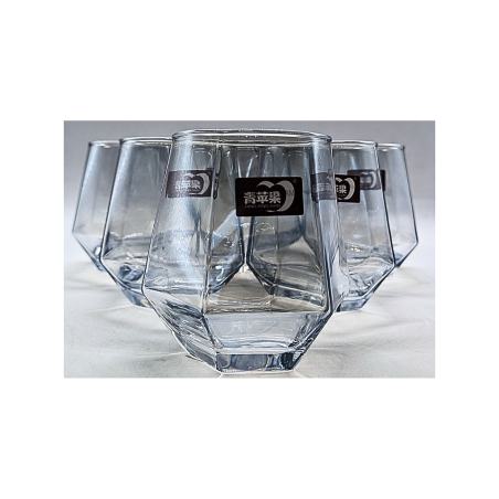 Pack de 6 Verres Bleu DELI GLASSWARE 310ml