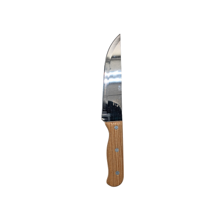 Couteau de Cuisine - Lame - Inox - Manche - Bois N°2