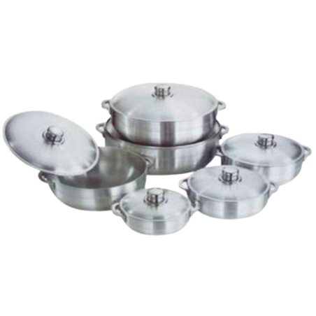 Ensemble marmite 6 pcs Aluminium