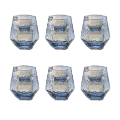 Pack de 6 Verres Bleu DELI GLASSWARE  310 ml