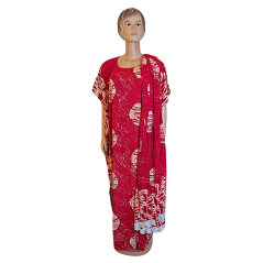 Robe femme + foulard  BATIK n°4