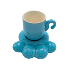 Ensemble Tasse + Soucoupe Bleu