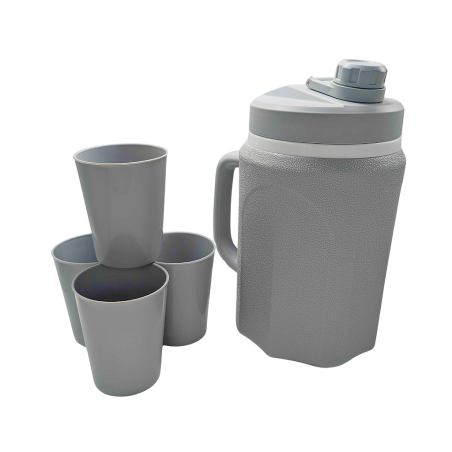 Glacière Petit Modèle + 4 tasses gris