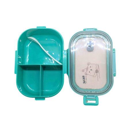 Lunch box vert turquoise