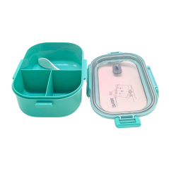 Lunch box vert turquoise