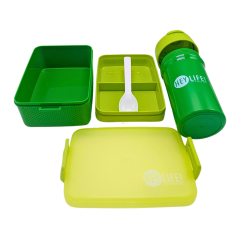 Lunch box + gourde vert 1