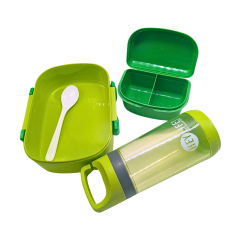 Lunch box + gourde vert 2