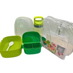 Lunch box + gourde vert 2