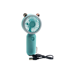 Mini ventilateur portable Bleu sans support 1