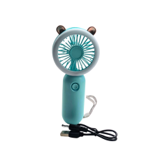 Mini ventilateur portable Bleu sans support 1