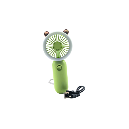 Mini ventilateur portable vert sans support