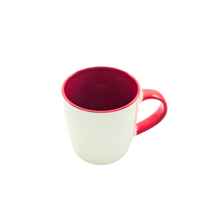 Ensemble 12 tasses Blanc/Rouge N°1