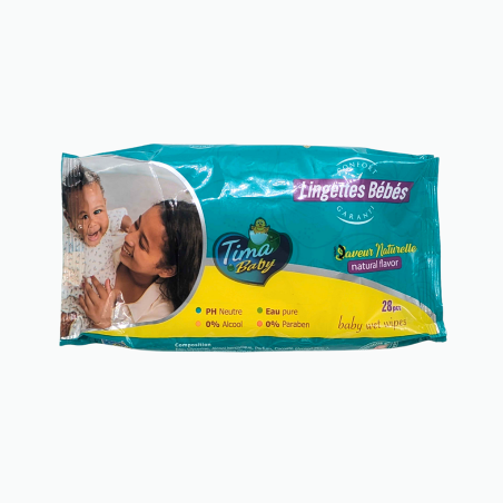 Lingettes bébé Tima 28 pièces