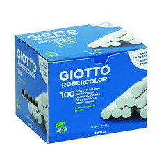 Boite de 100 craies blanches - Giotto