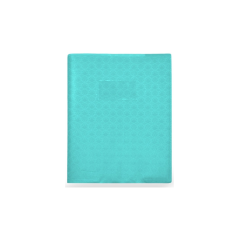 Protège cahier - petit format vert turquois