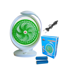 Mini Ventilateur rechargeable électrique avec Lampe HJ-2018