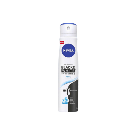 Déodorant NIVEA Pour Femme Black & Withe Invisible pure 200ml