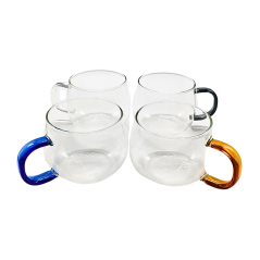 Ensemble 4 tasses en verre Deli Glassware 410ml