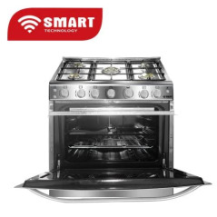 CUISINIERE SMART TECHNOLOGY 5FEUX 80X60 INOX STC-8060C-SL