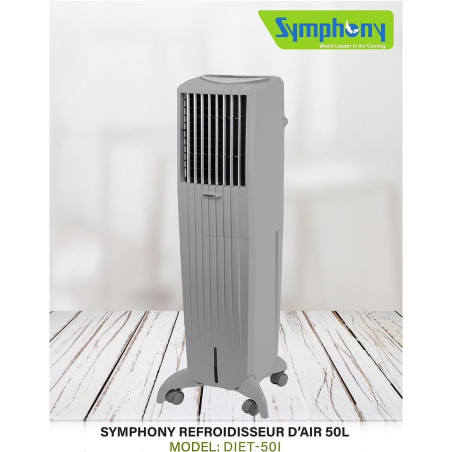 VENTILATEUR SYMPHONY A EAU HUMIDIFICATEUR DIET 50 i 50L-SL