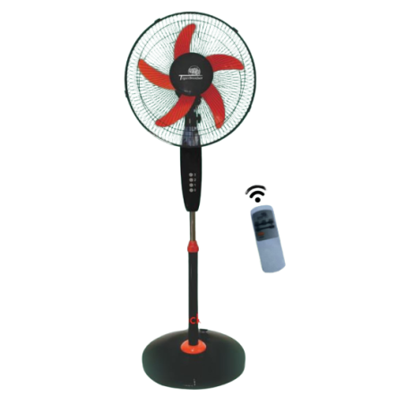 VENTILATEUR TIGERBROTER 16 ' SUR PIED AVEC COMMANDE NOIR 16002R-SL