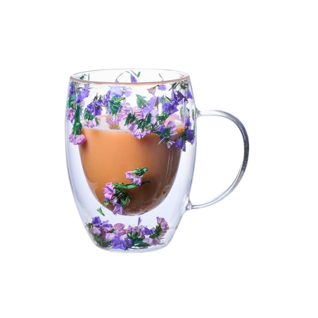 Tasse en verre double parois 350ml 1