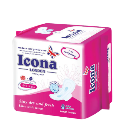 Serviettes hygiéniques Jour et Nuit - 16 pièces - ICONA