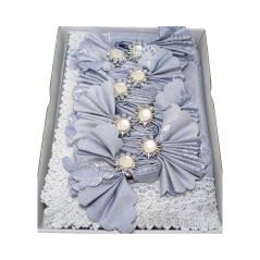 Ensemble nappe de table + 8 Torchons Bleu de Luxe