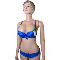 Lingerie femme LANINA couleur bleu taille standard L/M