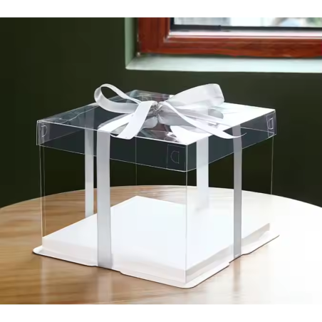 Box cadeau transparante - GM - 21.5*21.5*16 cm