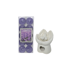 Ande diffuseur Blanc + 10 bougies parfumées Lavender