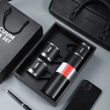 Thermos Coffret 3piéces Noir