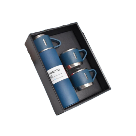 Thermos Coffret 3 pièces Bleu