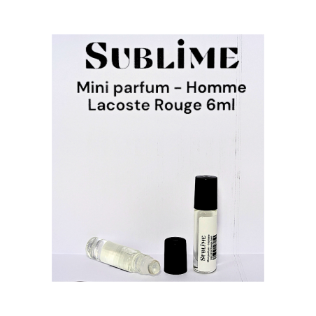 SUBLIME Mini parfum - Homme Lacoste Rouge 6ml