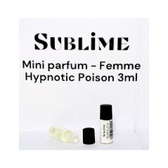 SUBLIME Mini parfum - Femme Hypnotic Poison 3ml