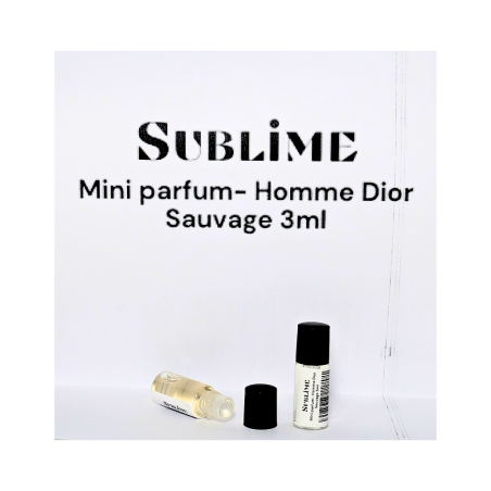 SUBLIME Mini parfum - Homme Dior Sauvage 3ml