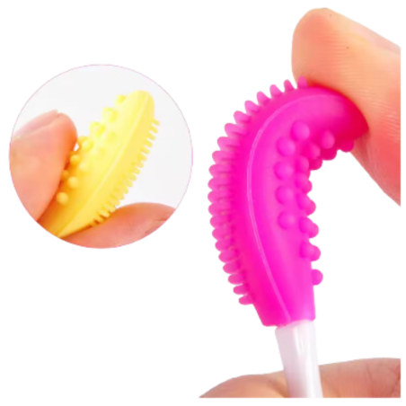 Brosse à lèvres double face