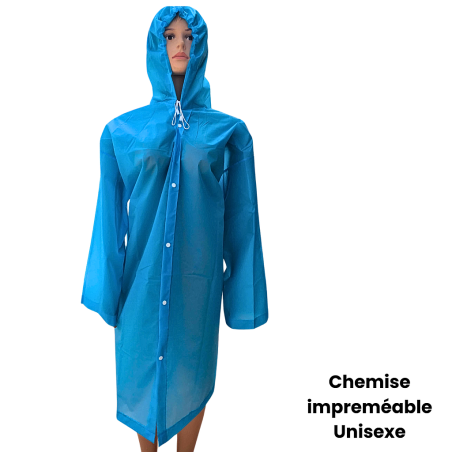 Chemise imperméable léger Bleu 1